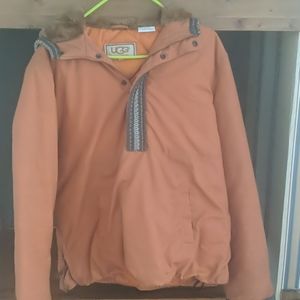 Ugg Shearling Pullover Jacket, 80% Down